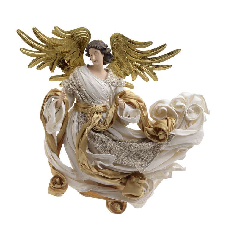 Статуэтка Ангел бело-золотого цвета