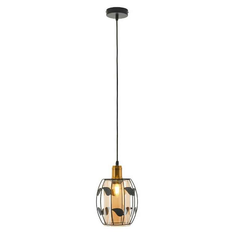 Подвесной светильник Huston MR1690-1P (стекло, цвет янтарный)