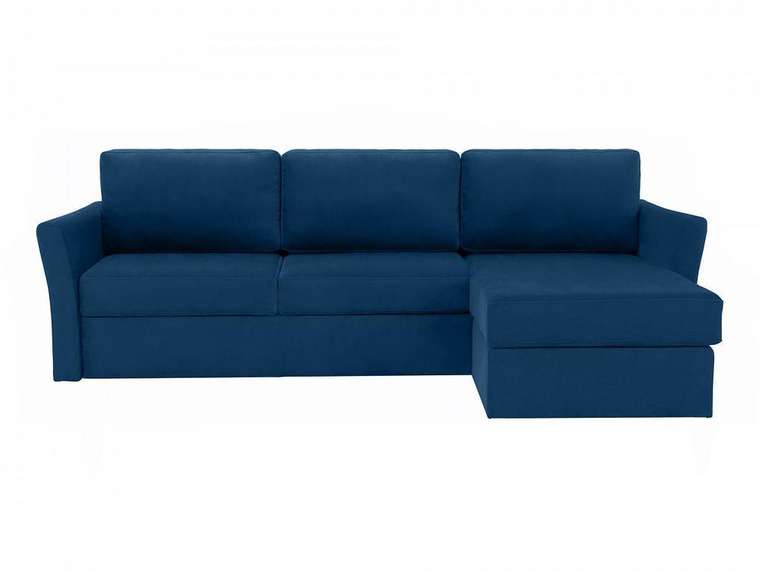 Угловой диван Peterhof синего цвета 