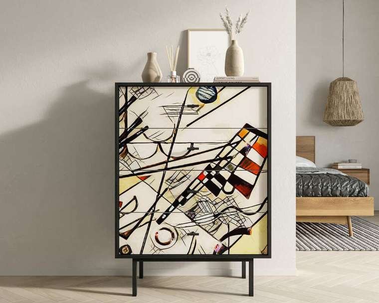 Комод Emerson с принтом Kandinsky