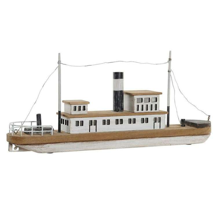 Декоративная фигура Натуральный Белый Моряк Barco (59 x 10 x 26 cm)
