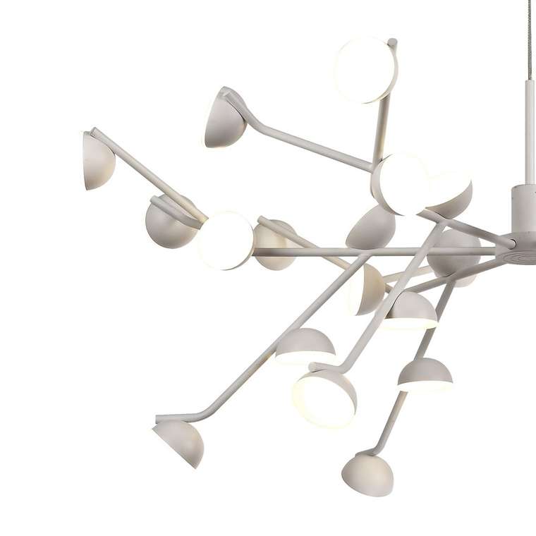 Подвесная люстра Adn 6260 (алюминий, цвет белый)