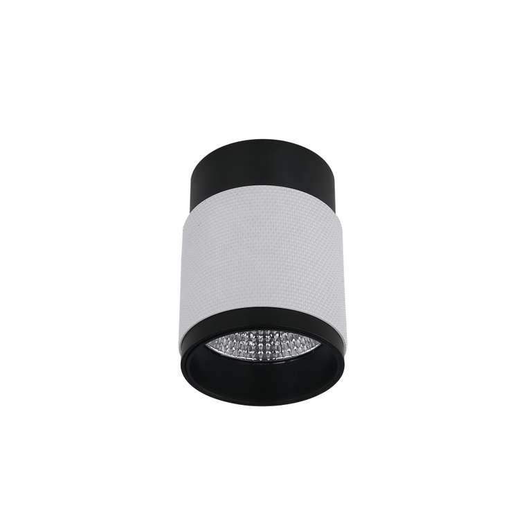 Светильник накладной iLEDEX Delta 1955-10W-3000K-36 BK+WH