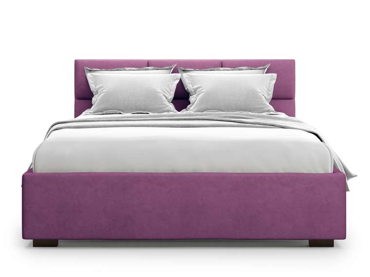 Кровать Bolsena 160х200 пурпурного цвета с подъемным механизмом 