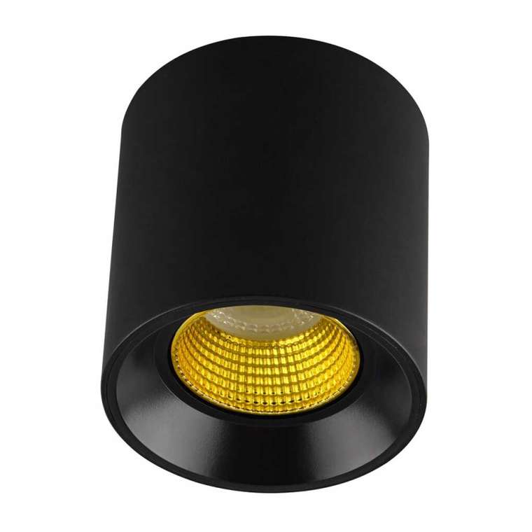 Накладной светильник DK3020BYE DK3090-BK+YE (пластик, цвет желтый)