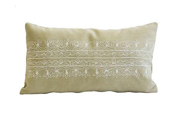 Декоративная подушка "Ornamento-II beige"