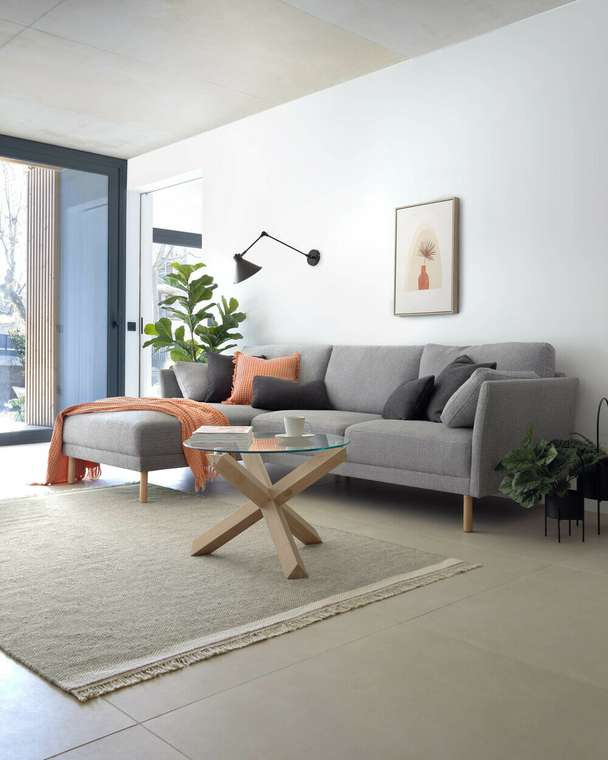 Искусственное растение листовой скрипки Flower 145 бело-зеленого цвета