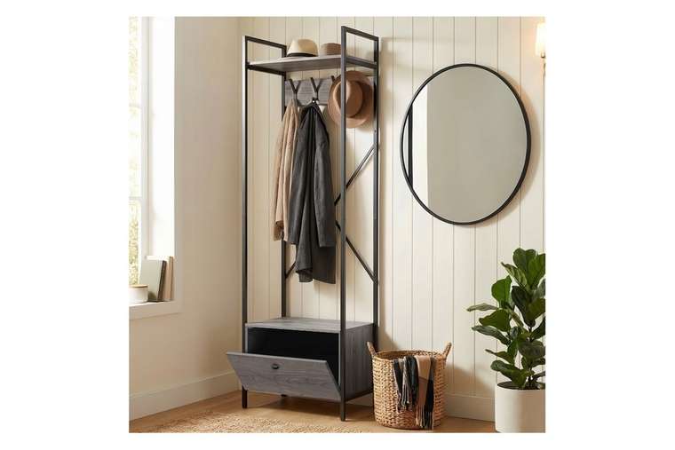 Вешалка Рошелье коричнево-серого цвета