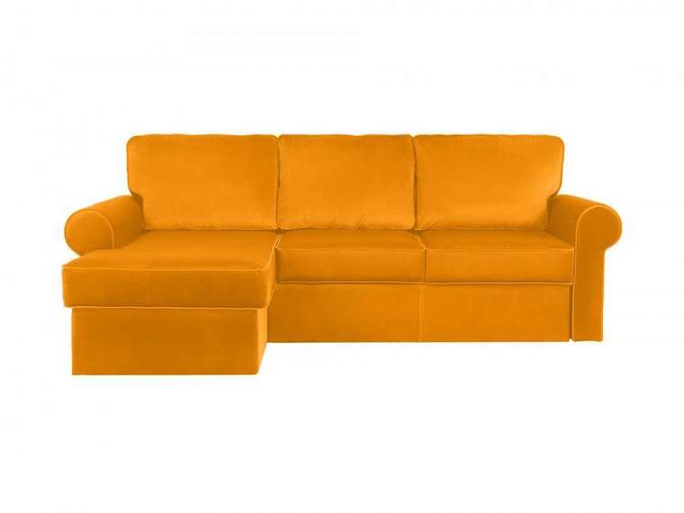 Угловой диван-кровать Murom горчичного цвета