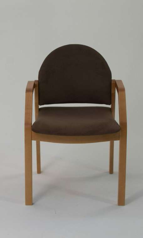 Стул-кресло Джуно бежево-коричневого цвета