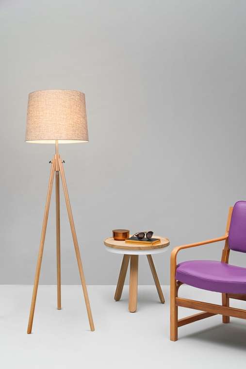 Напольный светильник (торшер) Maytoni Z177-FL-01-BR Calvin Table & Floor