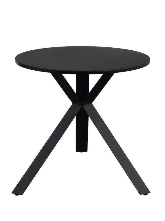 Стол обеденный Rumo Plano D80 черного цвета