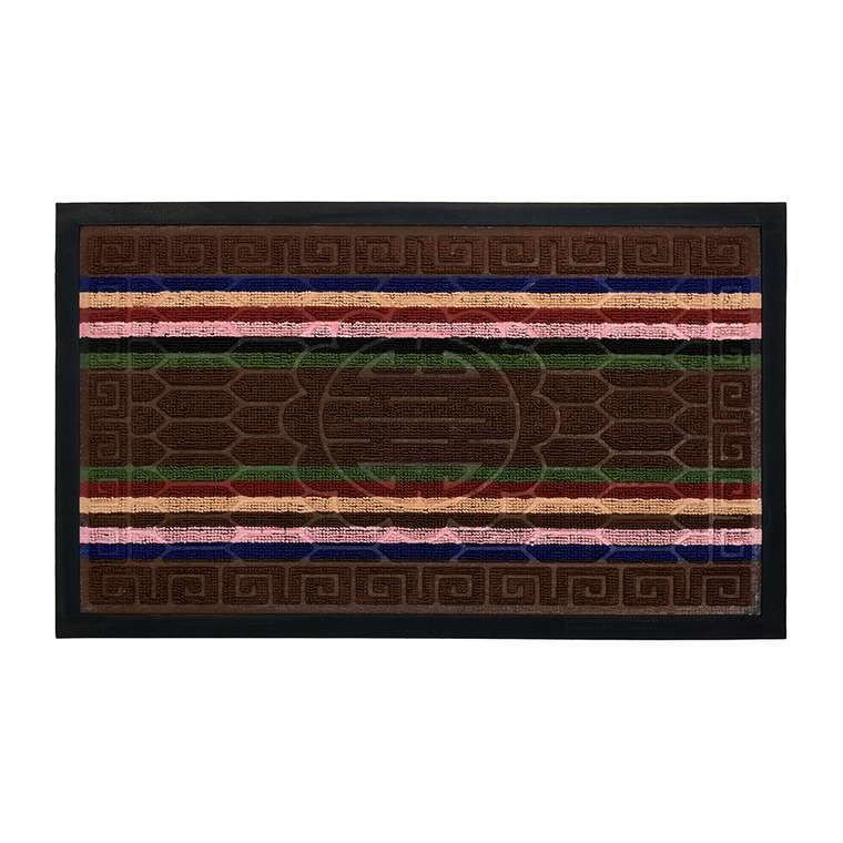 Придверный коврик Comfort 45х75 коричневого цвета