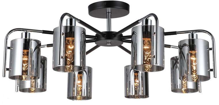 Потолочная люстра на штанге E14*40W Escada Elegant 671/8P Chrome