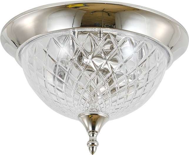 Потолочный светильник круглый Newport 6400 6403/PL nickel new