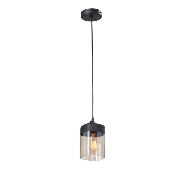 Подвесной светильник V4923-1/1S (стекло, цвет светло-коричневый)