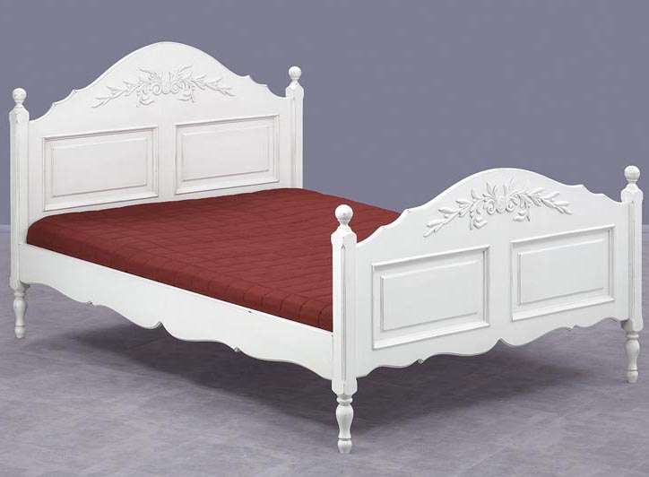 Кровать двухспальная Снежный Прованс 160х200