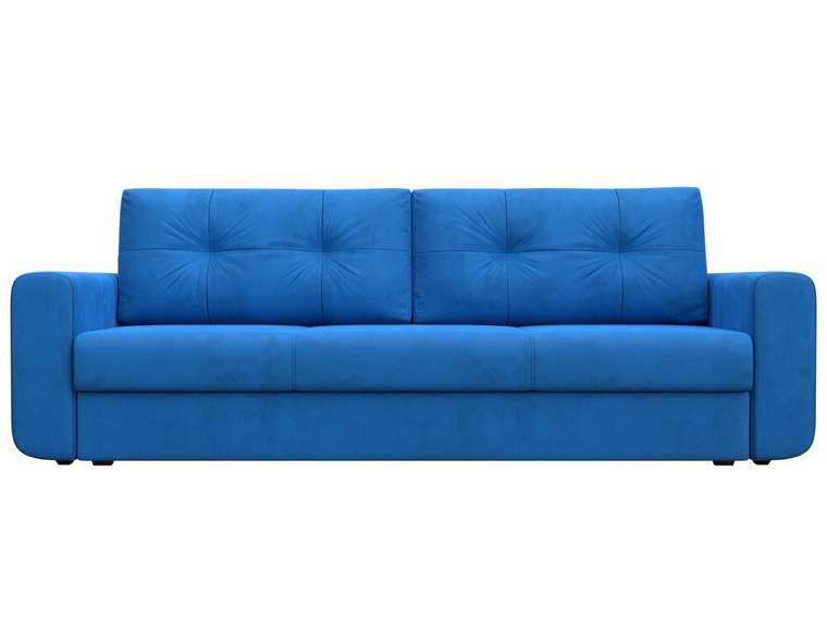 Диван-кровать Лига 031 темно-голубого цвета