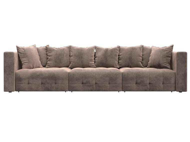 Диван-кровать Лига-052 Лонг бежевого цвета