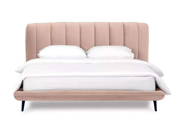 Кровать Amsterdam 160х200 бежевого цвета