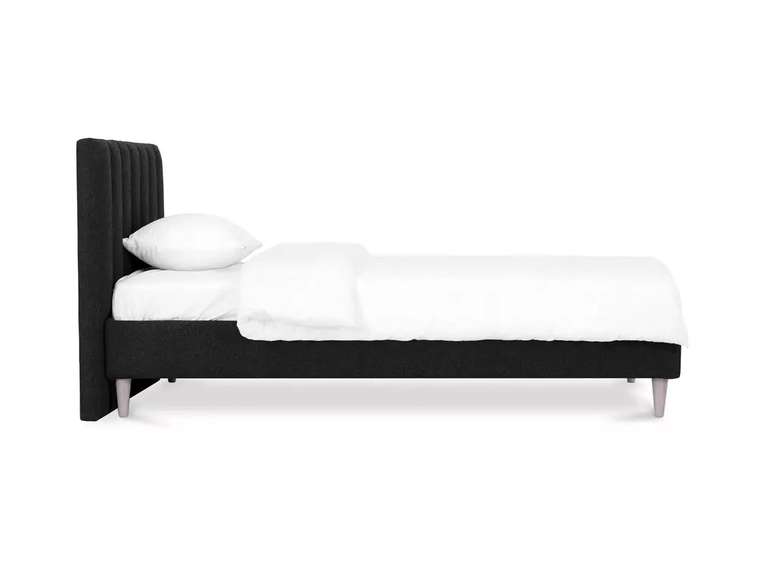 Кровать Prince Louis L 120х200 черного цвета 