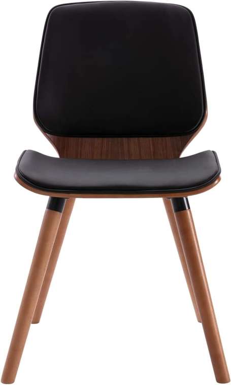 Комплект из двух обеденных стульев Aether черного цвета