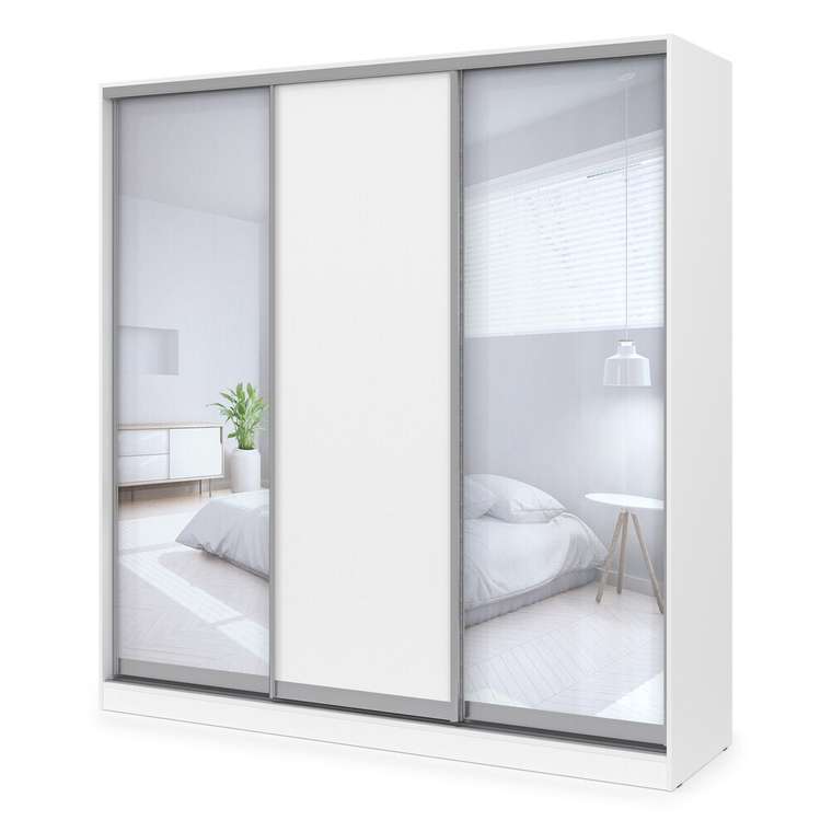 Шкаф-купе Comfort 24.6 белого цвета