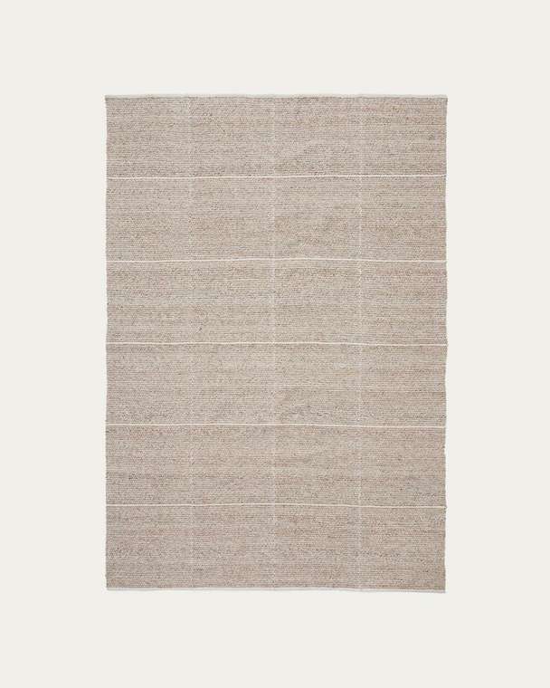 Коврик Nalian 200x300 бежевого цвета
