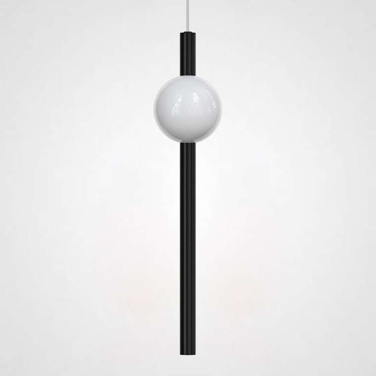 Подвесной светильник Broom Orion Globe Light M черно-белого цвета