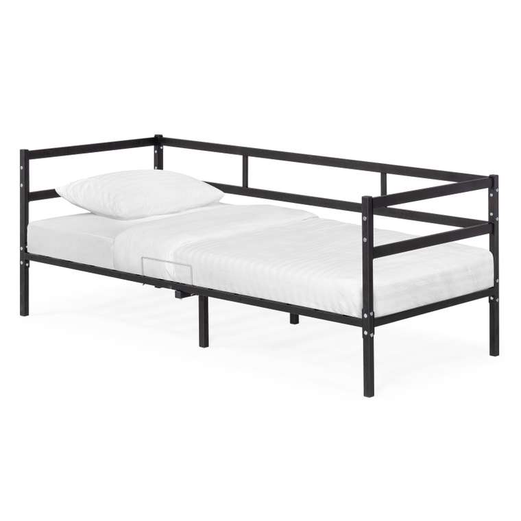 Кровать Лавли 90х190 черного цвета