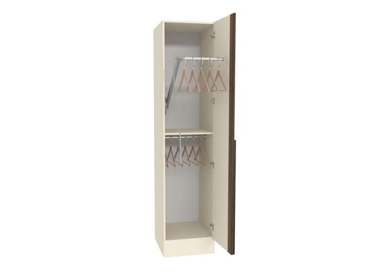 Шкаф с лифтом и вешалкой Азарт Ш450.3 цвета сатин правый