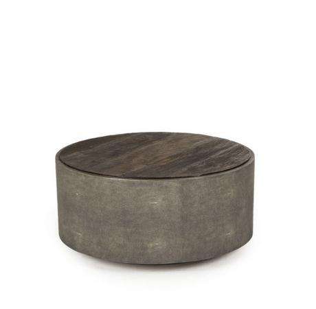 Кофейный стол "Crosby Round" из дерева