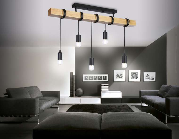 Подвесной светильник Traditional TR8183 (металл, цвет черный)