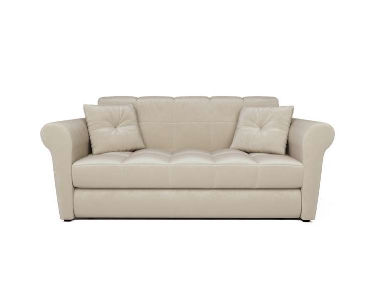 Прямой диван-кровать Гранд светло-бежевого цвета