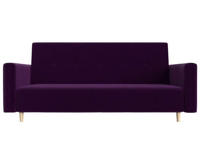 Прямой диван-кровать  Вест фиолетового цвета