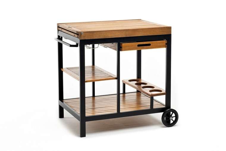 Раздвижной сервировочный стол Nourd бежевого цвета 