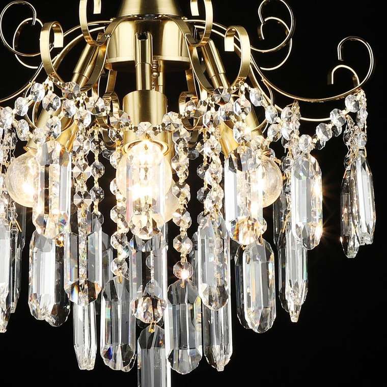 Хрустальная люстра 68520-0.4-04 COP (хрусталь, цвет прозрачный)