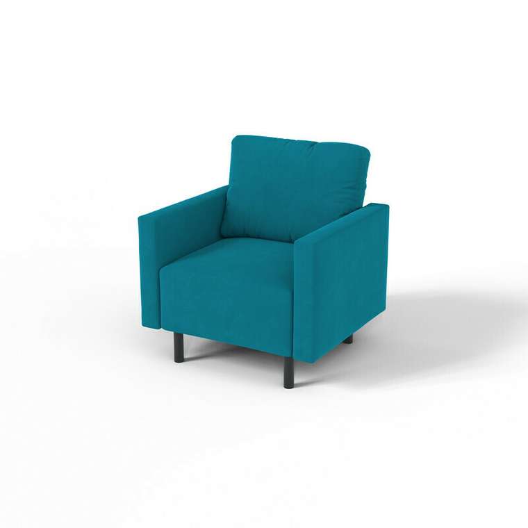 Кресло Сканди синего цвета