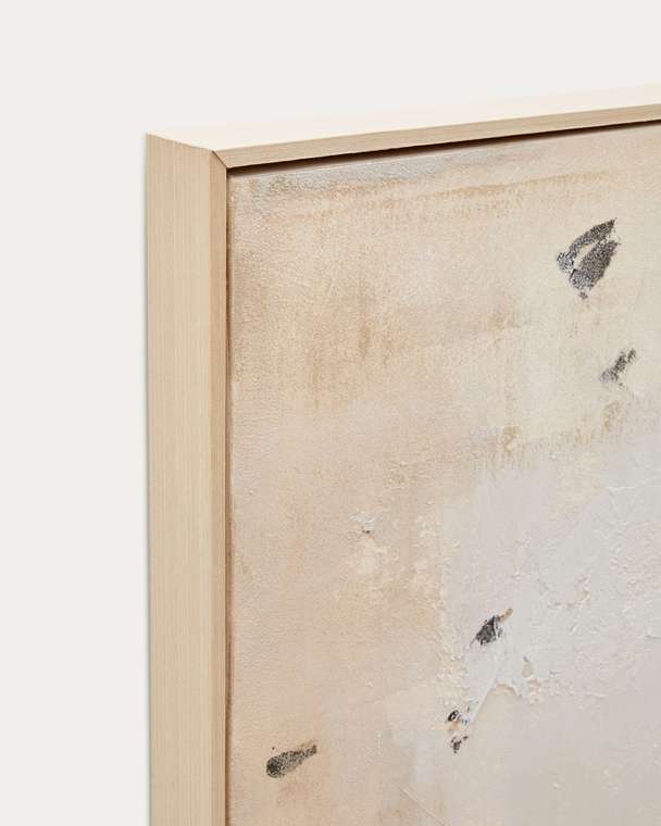 Абстрактная картина Silpa 120х200 бежевого цвета