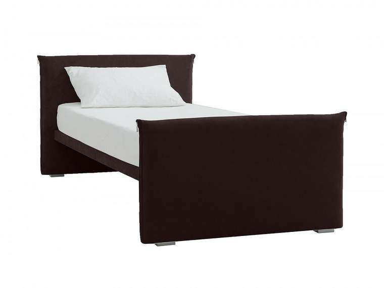 Кровать Studio темно-коричневого цвета 90х200