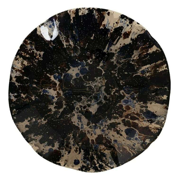 Блюдо Синий Коричневый 39 x 39 x 6,5