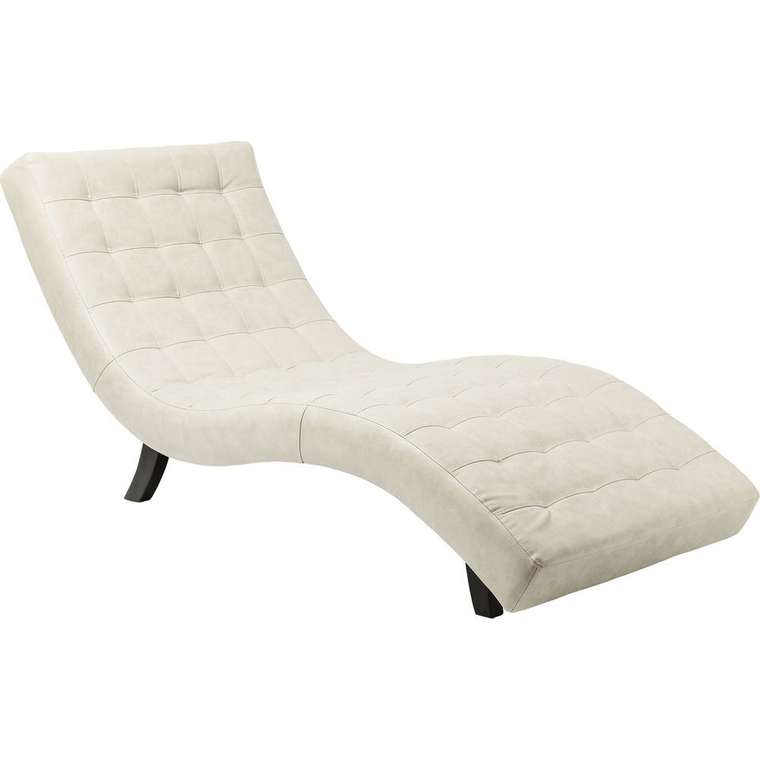Кресло для отдыха Snake белого цвета