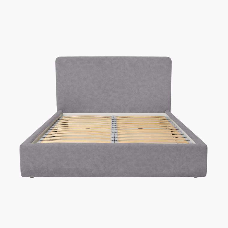 Кровать Cozy 180х200 серого цвета без подъёмного механизма
