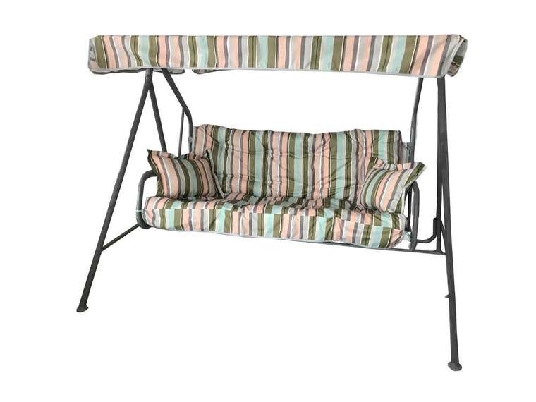 Качели садовые Невада зеленого цвета