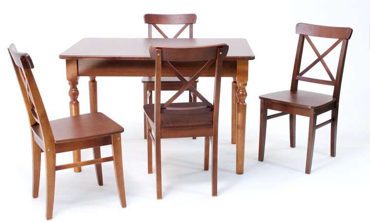 Обеденная группа Ингольф 120 цвета орех