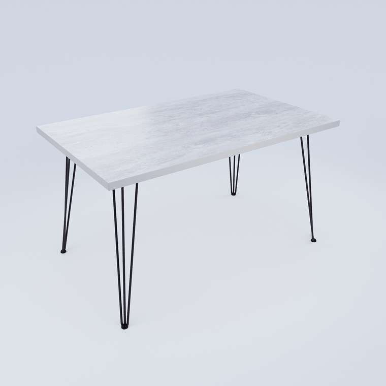 Обеденный стол 90 серого цвета 
