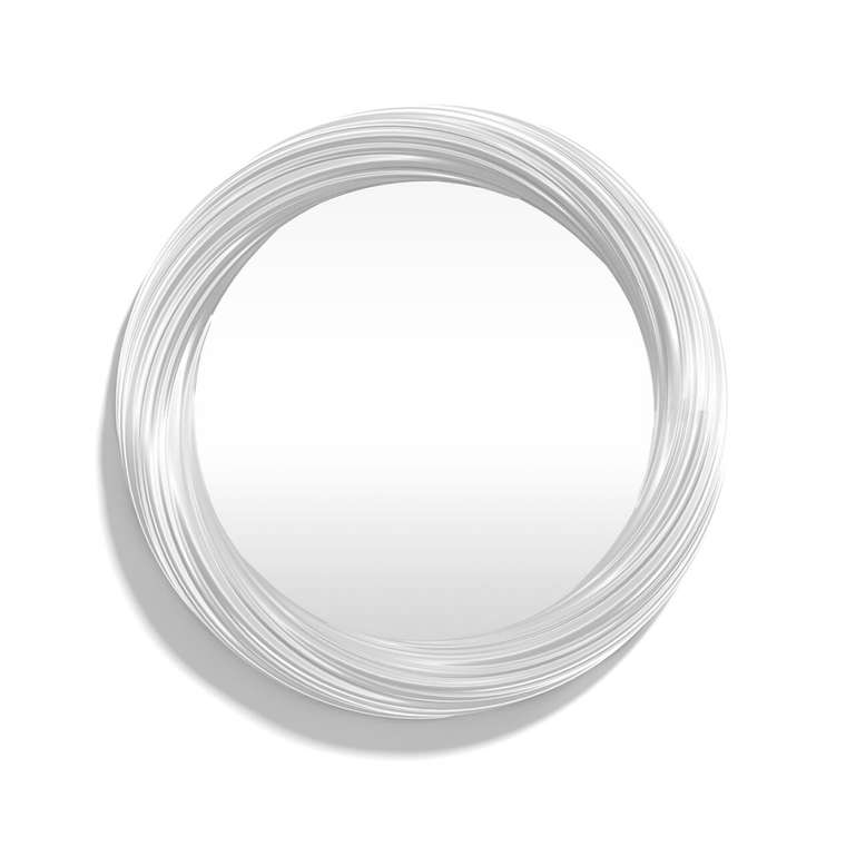 Настенное зеркало ArteL D70 серебряного цвета