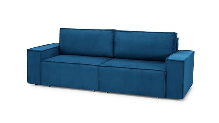 Диван-кровать Софт 2 голубого цвета