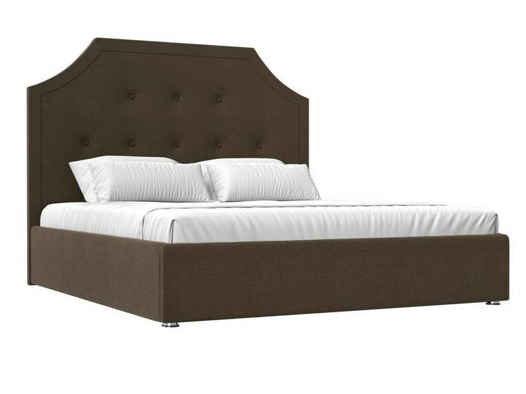 Кровать Кантри 160х200 коричневого цвета с подъемным механизмом
