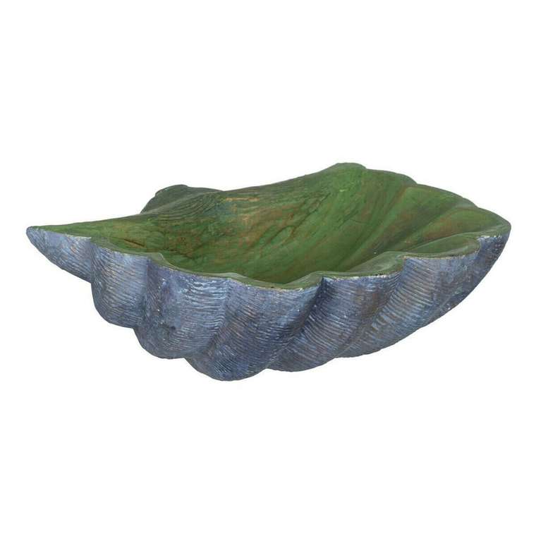 Блюдо Зеленый Серый оболочка 35 x 28 x 12
